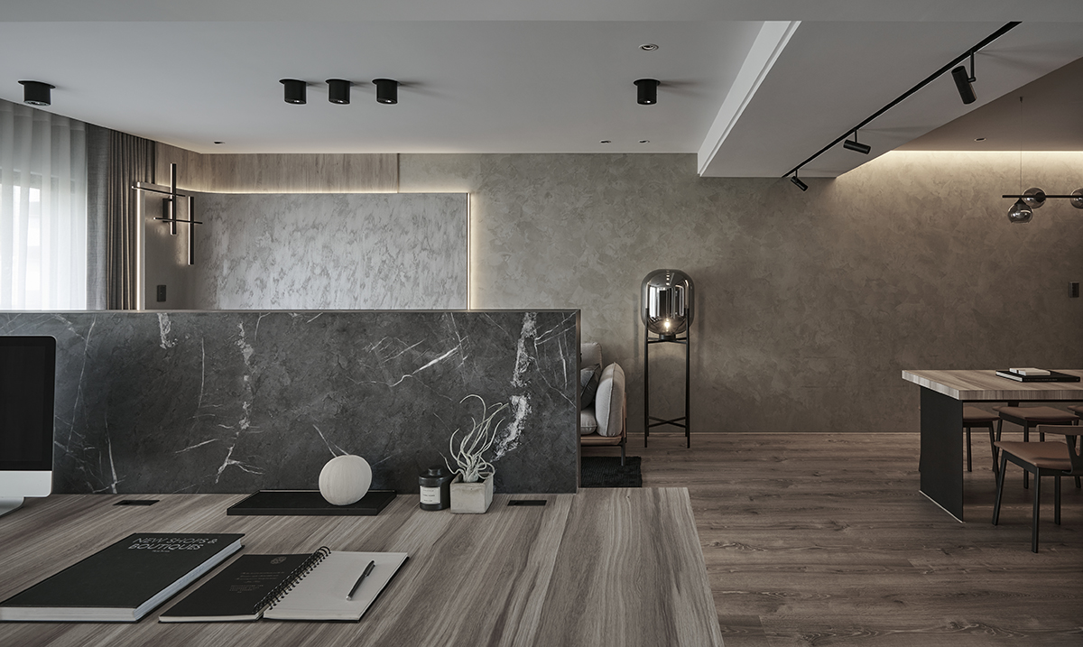 Đồ nội thất đường nét mạnh mẽ nhưng vẫn đáp ứng đủ tiện nghi