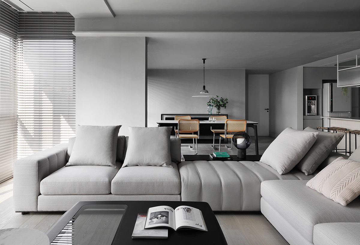 Trắng, đen và xám – Tông màu của sự đơn giản nhưng đầy tinh tế và hiện đại