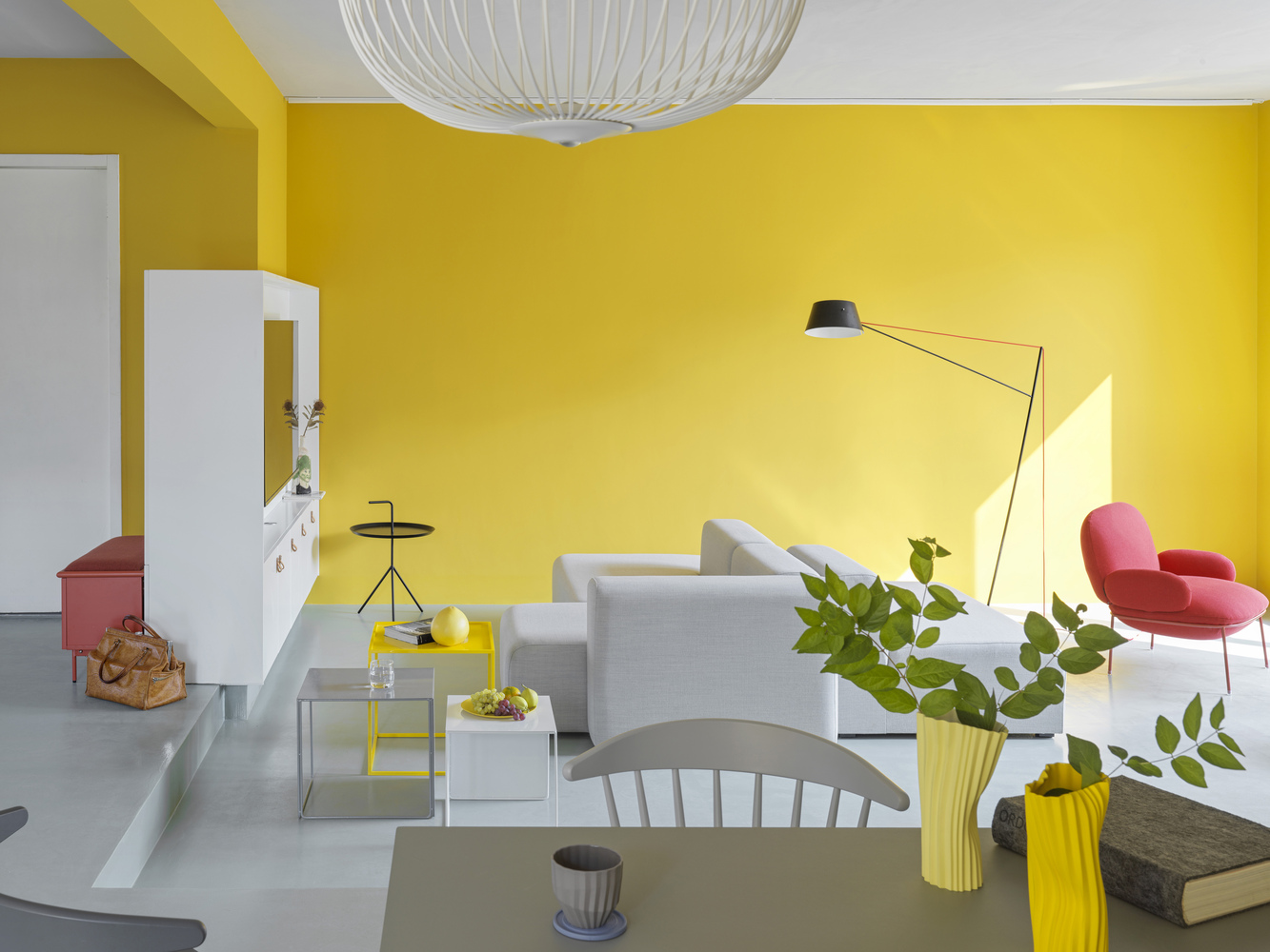 Nội thất phòng khách tối giản nhưng đầy tinh tế