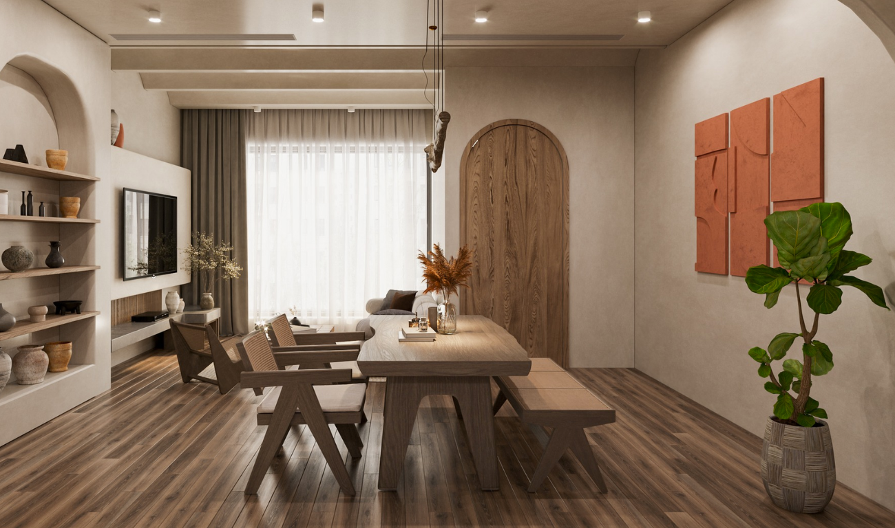 Phong cách Wabi Sabi hướng con người đến việc chấp nhận và trân trọng vẻ đẹp của những thứ không hoàn hảo