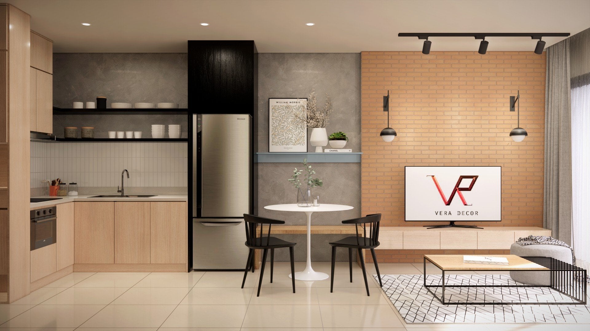 Vera Interior - Công ty thiết kế nội thất tại TP HCM uy tín, chất lượng. (Ảnh: Vera Interior)